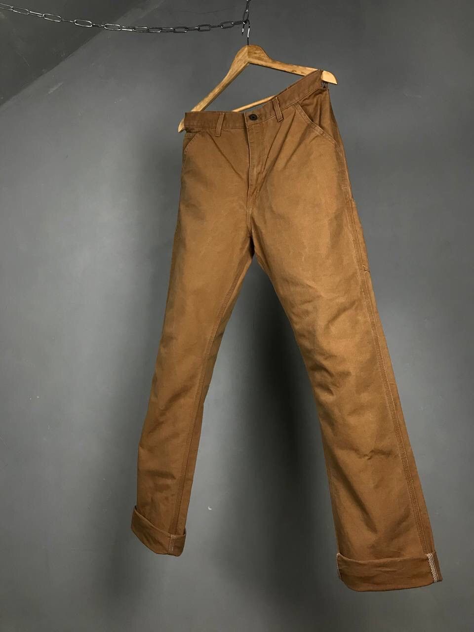 Carhartt × Vintage Carhartt vintage streetwear denim pants Size US 33 - 3 Thumbnail