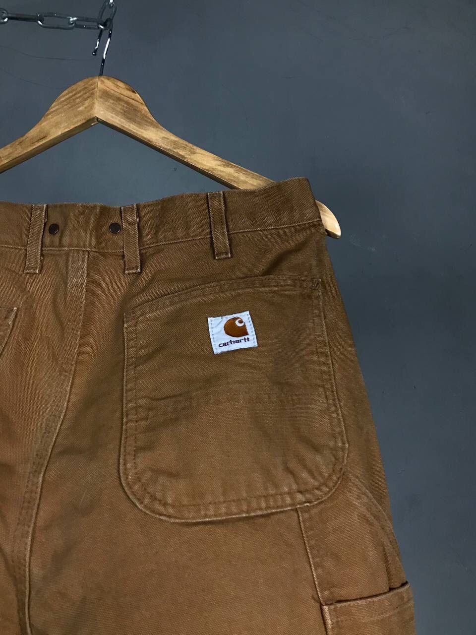Carhartt × Vintage Carhartt vintage streetwear denim pants Size US 33 - 2 Thumbnail