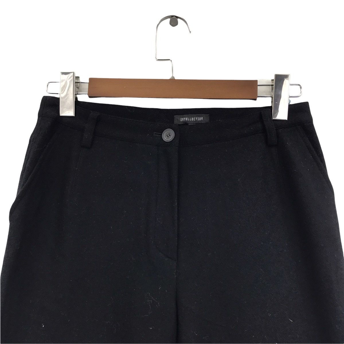 Japanese Brand INTELLECTION Japanese Brand Wool Casual Pant Size US 28 / EU 44 - 2 Thumbnail