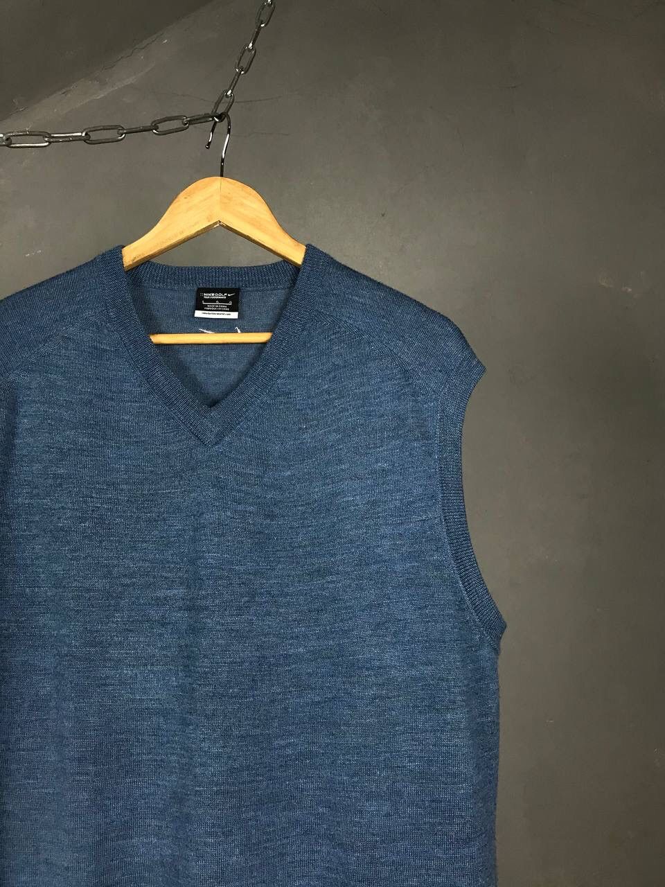 Nike Nike swoosh streetwear vintage wool vest Size US L / EU 52-54 / 3 - 2 Thumbnail
