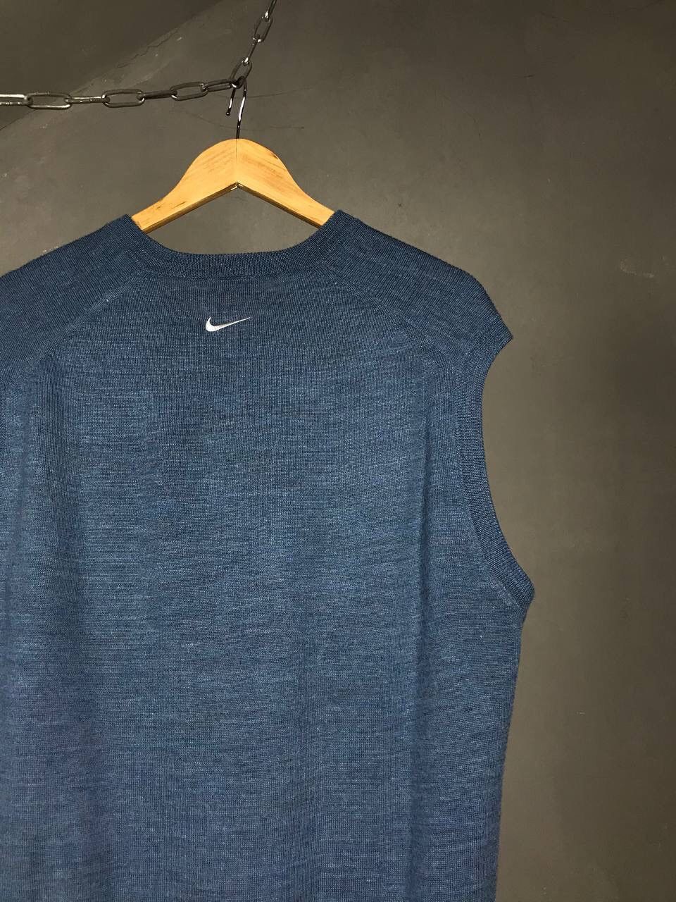 Nike Nike swoosh streetwear vintage wool vest Size US L / EU 52-54 / 3 - 7 Thumbnail