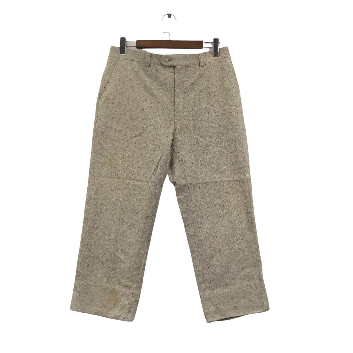 Vintage Vintage DUNHILL SPORT ITALY Straight Cut Trousers Pant Size US 37 - 1 Thumbnail
