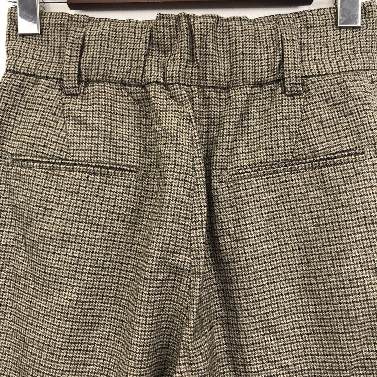 Japanese Brand HIGH H/STANDARD Japan High Waist Baggy CheckWool Casual Pant Size US 26 / EU 42 - 8 Thumbnail