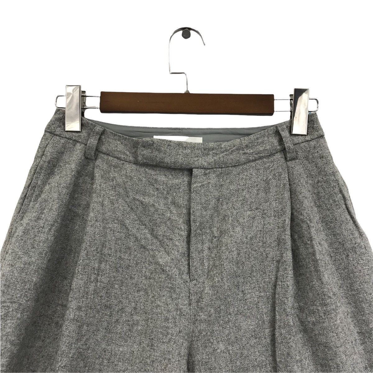 URBAN RESEARCH DOORS URBAN RESEARCH Japanese Brand Baggy Wool Grey Casual Trouser Size US 28 / EU 44 - 2 Thumbnail
