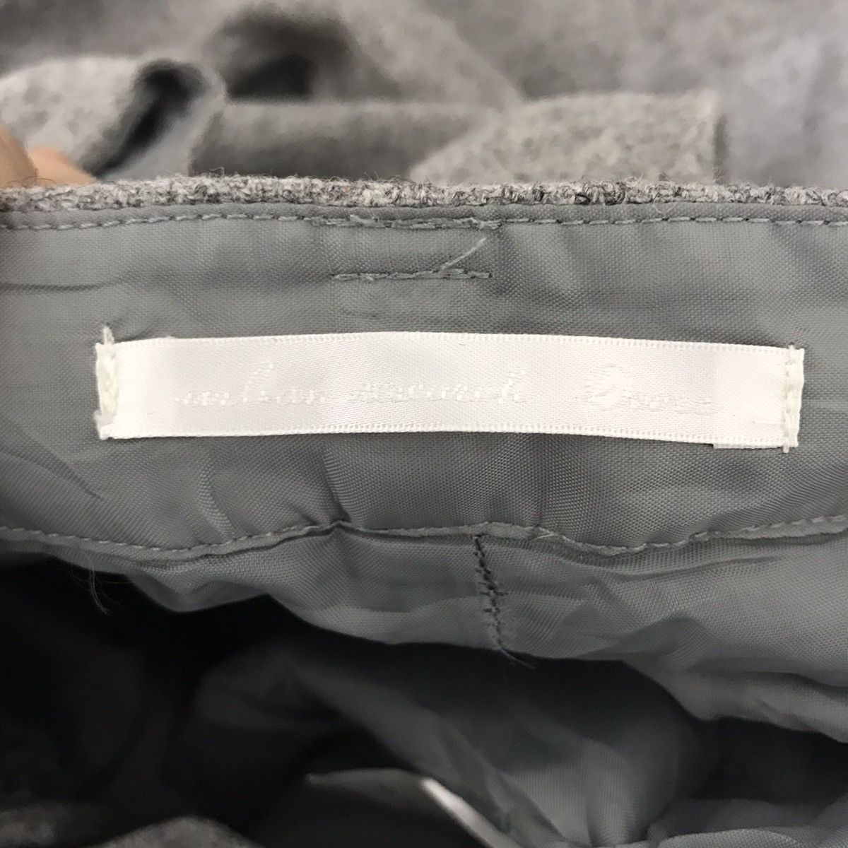 URBAN RESEARCH DOORS URBAN RESEARCH Japanese Brand Baggy Wool Grey Casual Trouser Size US 28 / EU 44 - 3 Thumbnail