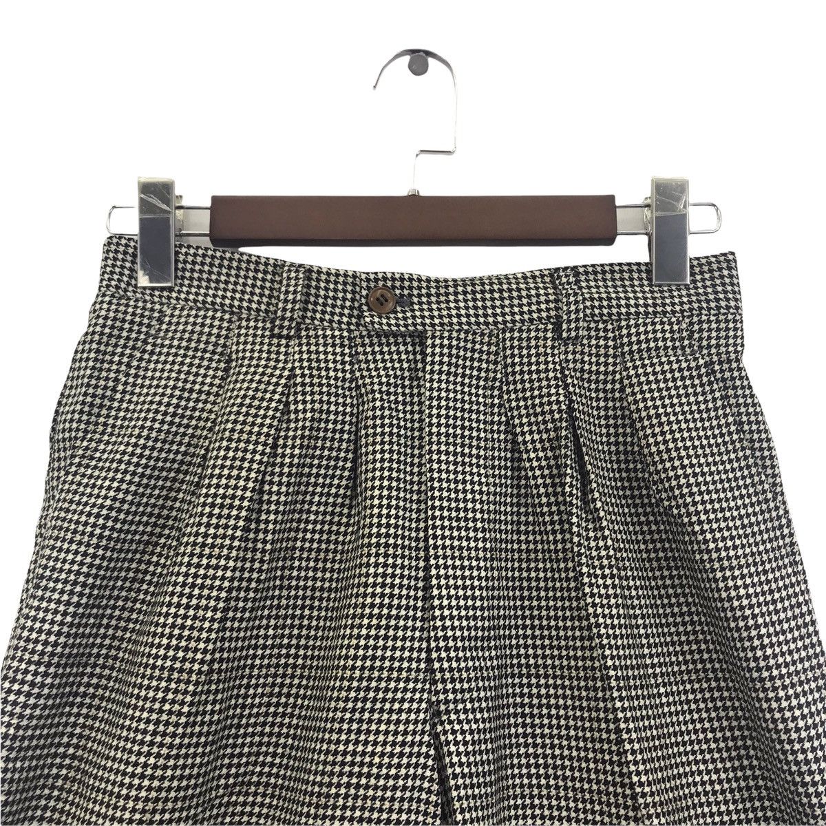Kenzo KENZO PARIS France Brand Houndstooth Baggy Wool TrousersPant Size US 27 - 2 Thumbnail