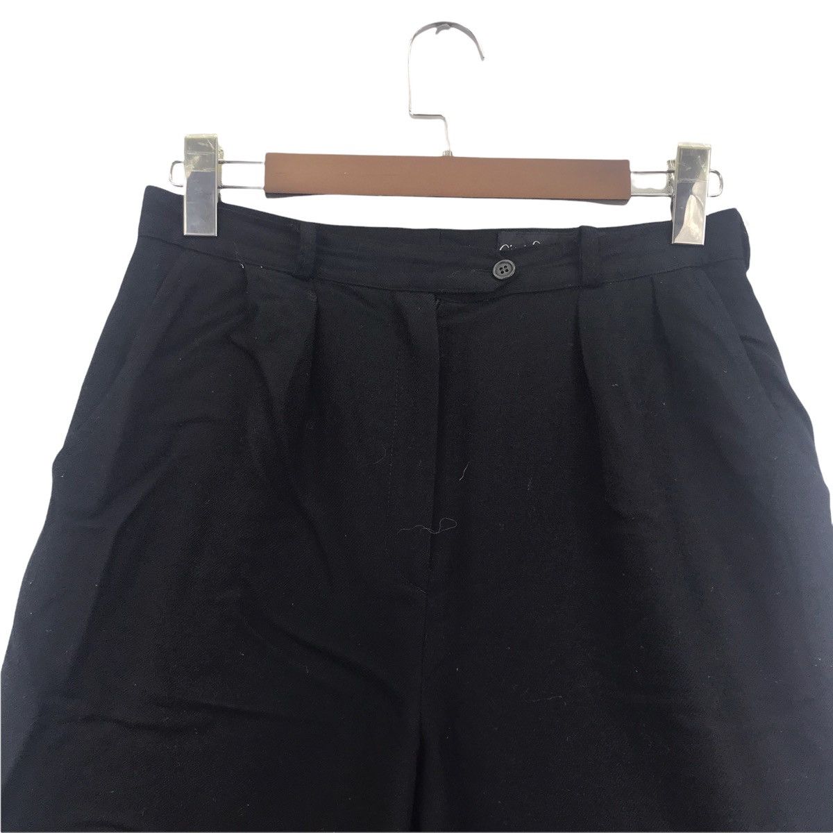 Vintage GIORGIO SANT’ ANGELO Guatemala Brand Black Casual Trousers Size US 28 / EU 44 - 2 Thumbnail