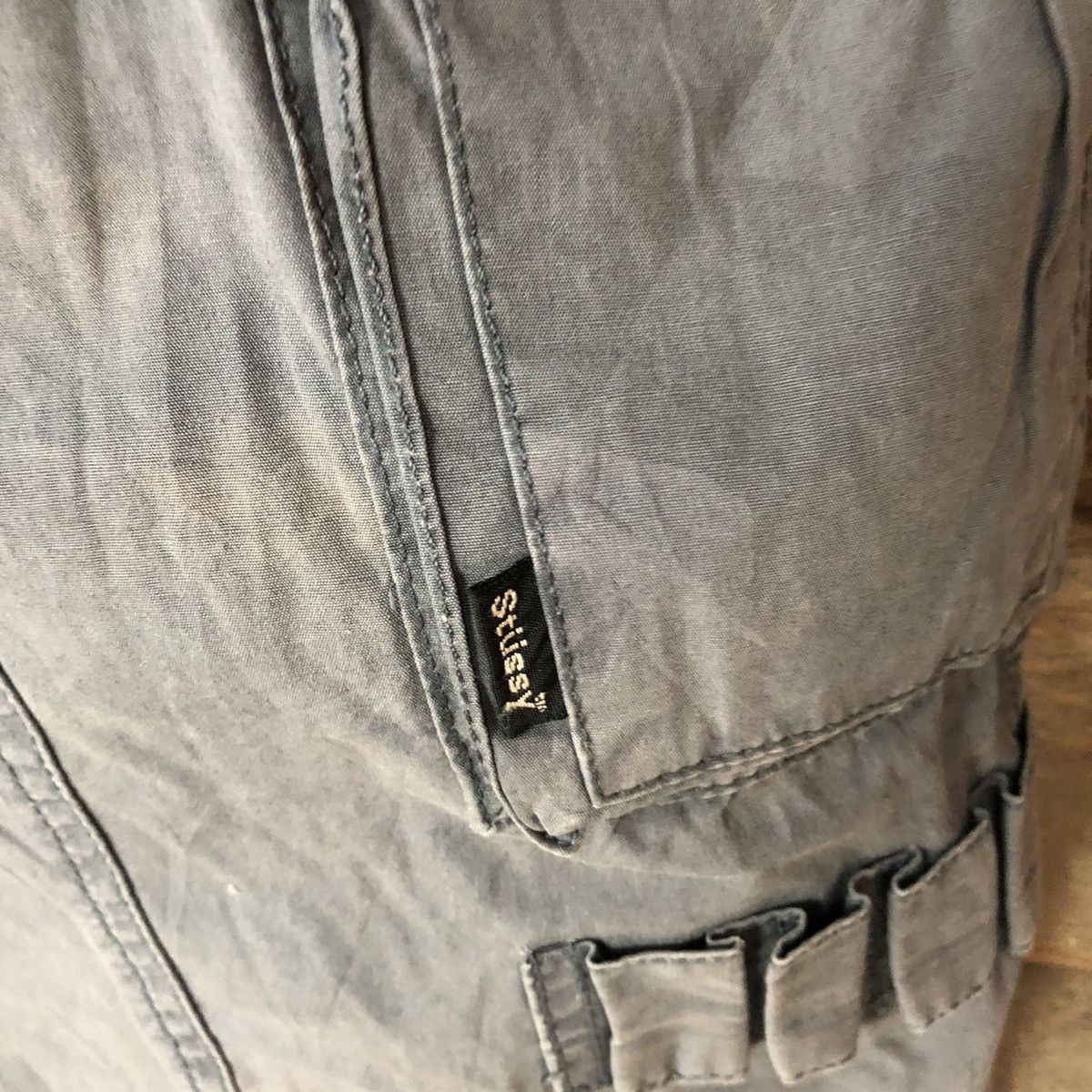 Stussy DL Stussy Grey Cargo Multipocket streetwear Pants #5154 Size US 30 / EU 46 - 16 Thumbnail