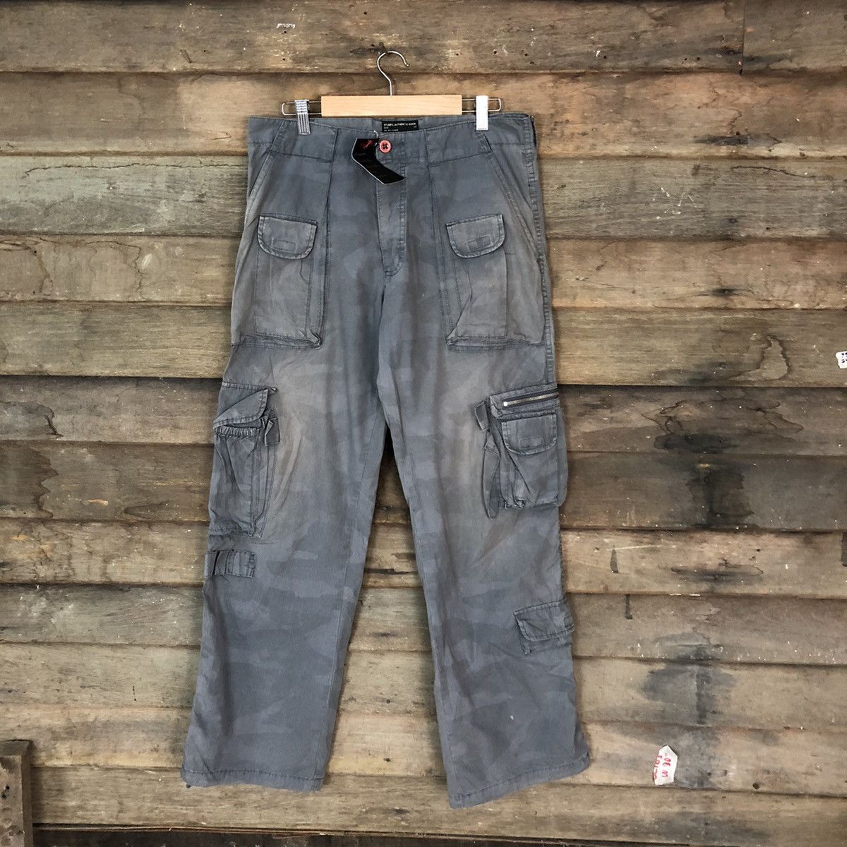 Stussy DL Stussy Grey Cargo Multipocket streetwear Pants #5154 Size US 30 / EU 46 - 1 Thumbnail
