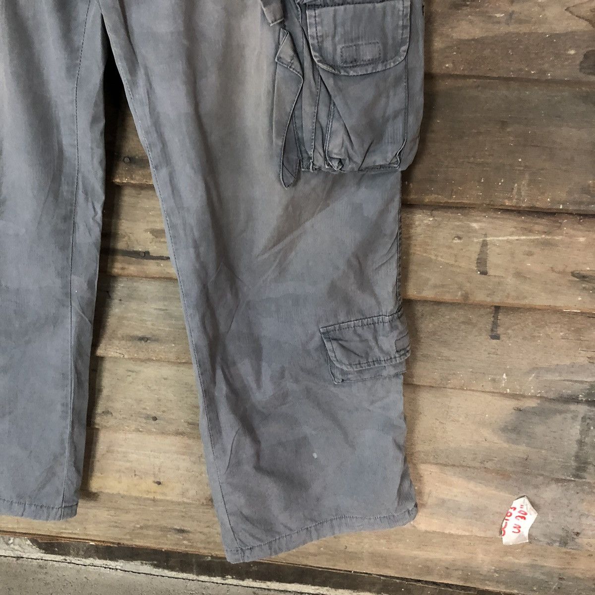 Stussy DL Stussy Grey Cargo Multipocket streetwear Pants #5154 Size US 30 / EU 46 - 9 Thumbnail