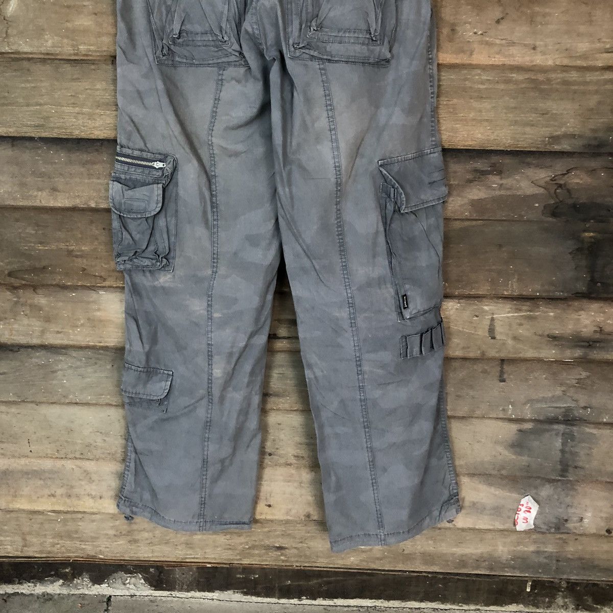 Stussy DL Stussy Grey Cargo Multipocket streetwear Pants #5154 Size US 30 / EU 46 - 13 Thumbnail