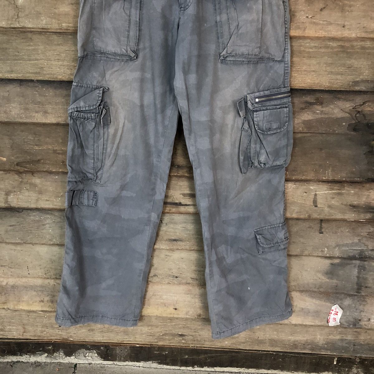 Stussy DL Stussy Grey Cargo Multipocket streetwear Pants #5154 Size US 30 / EU 46 - 3 Thumbnail