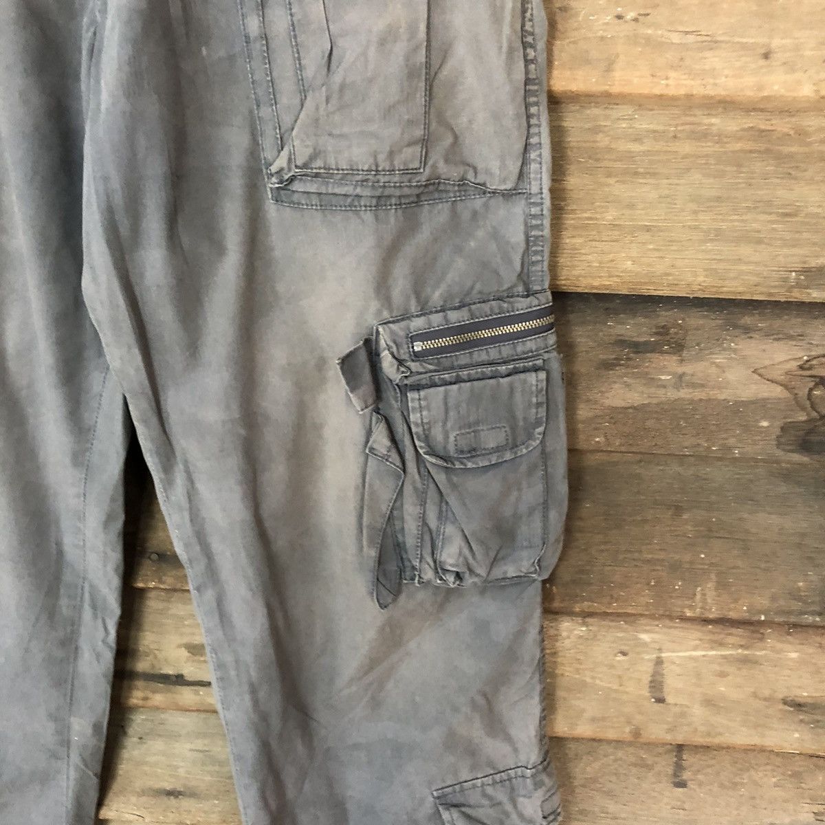 Stussy DL Stussy Grey Cargo Multipocket streetwear Pants #5154 Size US 30 / EU 46 - 7 Thumbnail