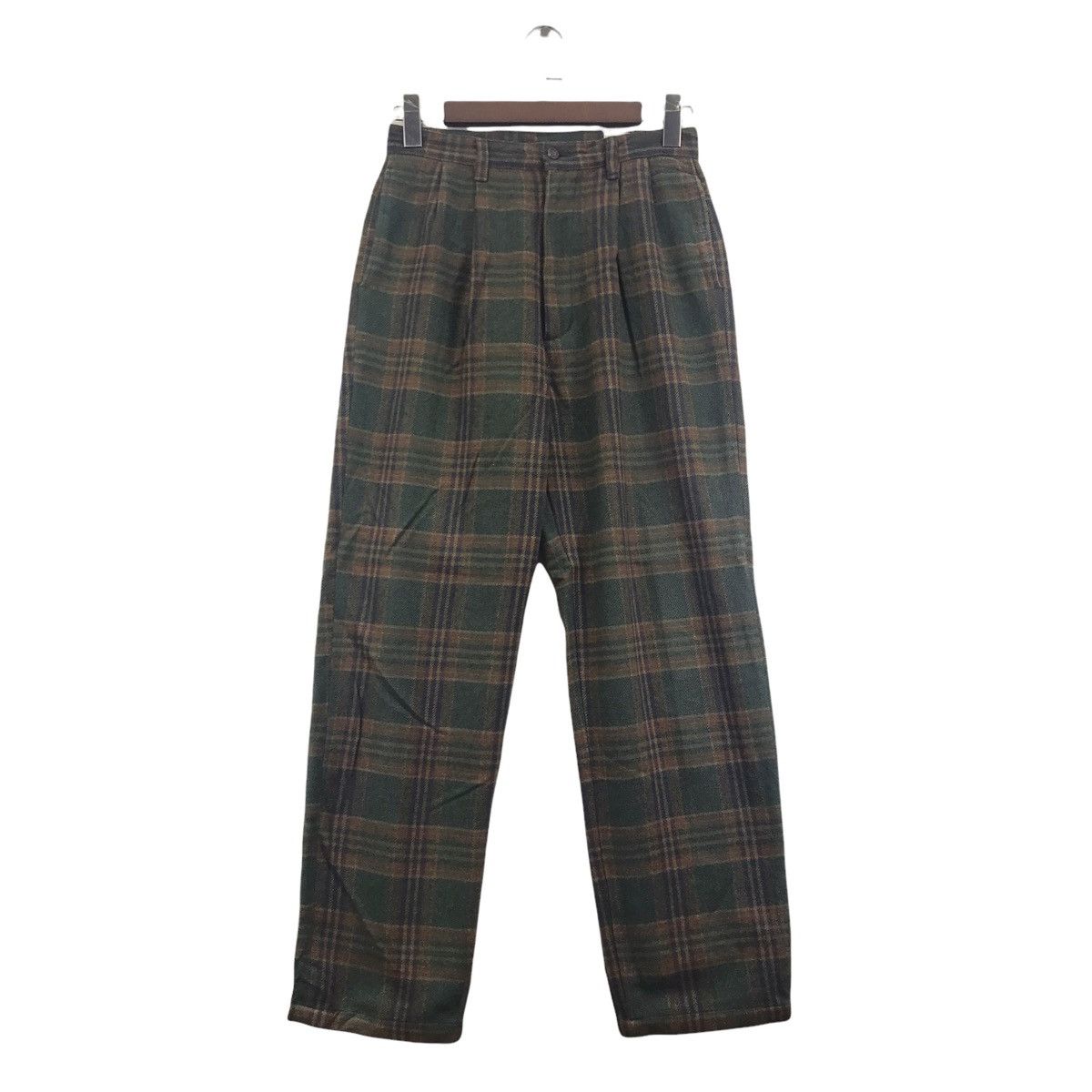 Wrangler Vintage FILE From WRANGLER Check Tartan Casual Trousers Pant Size US 27 - 1 Thumbnail