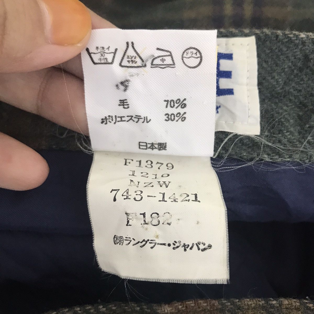 Wrangler Vintage FILE From WRANGLER Check Tartan Casual Trousers Pant Size US 27 - 4 Thumbnail
