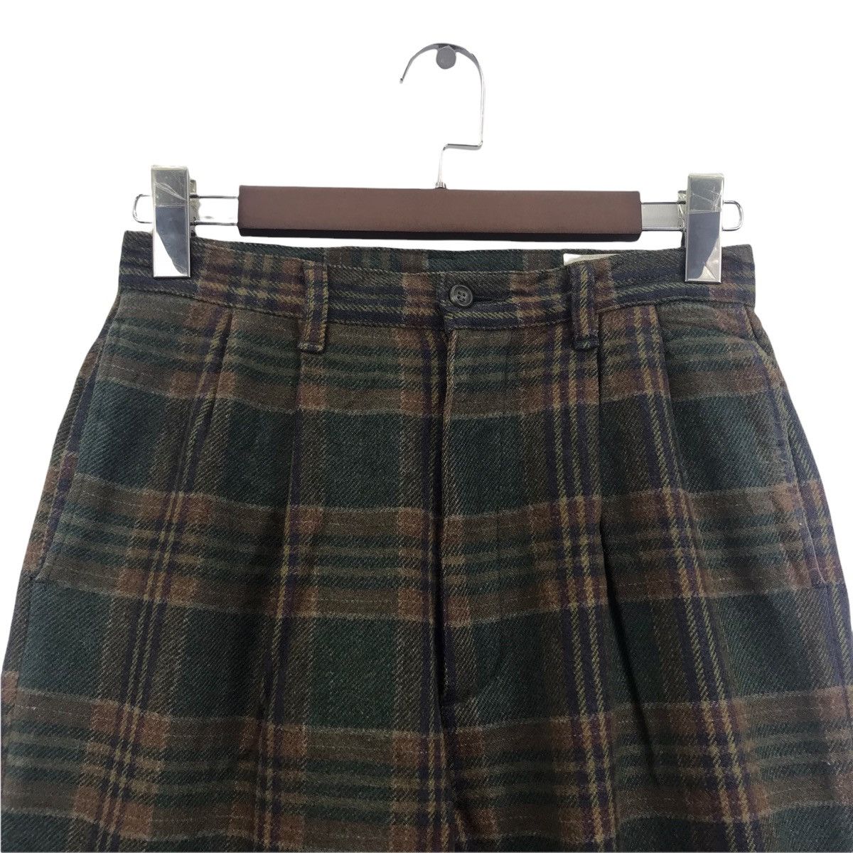 Wrangler Vintage FILE From WRANGLER Check Tartan Casual Trousers Pant Size US 27 - 2 Thumbnail