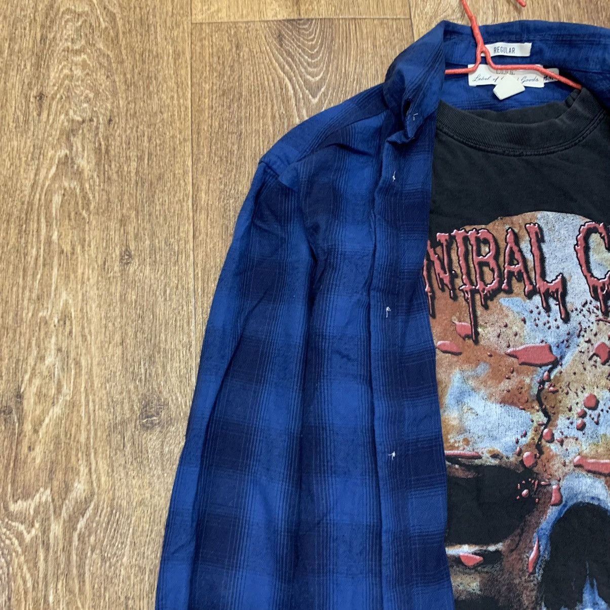Vintage Vintage 90s Blue Plaid Shirt Y2K Grunge Streetwear Baggy S Size US S / EU 44-46 / 1 - 5 Thumbnail