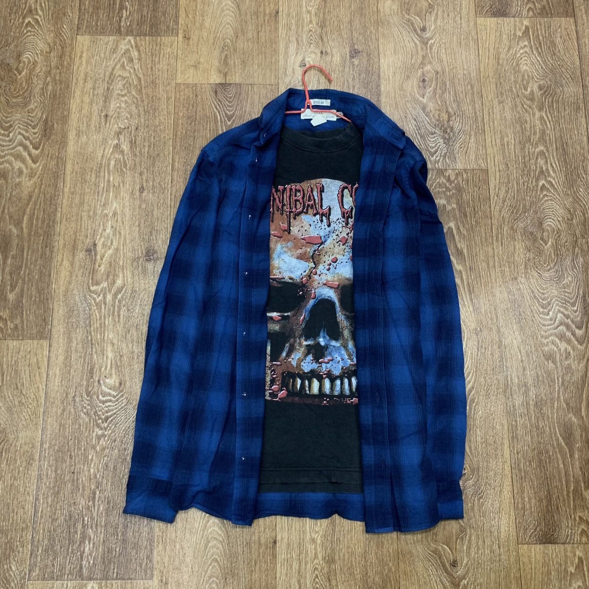 Vintage Vintage 90s Blue Plaid Shirt Y2K Grunge Streetwear Baggy S Size US S / EU 44-46 / 1 - 1 Thumbnail