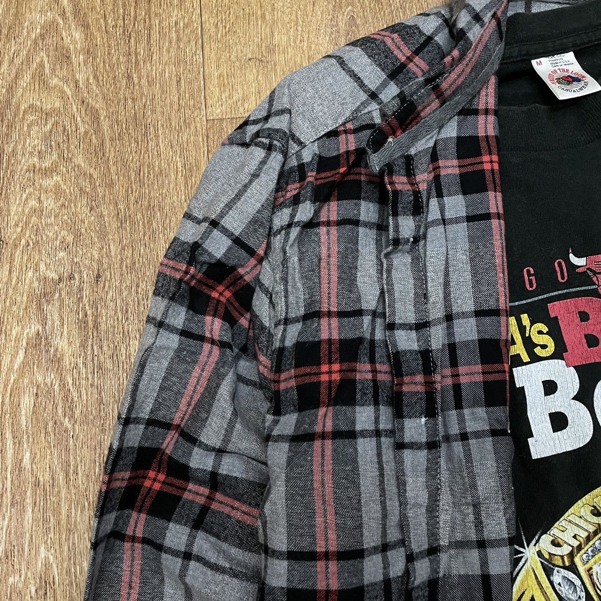 Vintage Vintage 90s Plaid Shirt Baggy Oversized Grunge Streetwear XL Size US XL / EU 56 / 4 - 4 Thumbnail