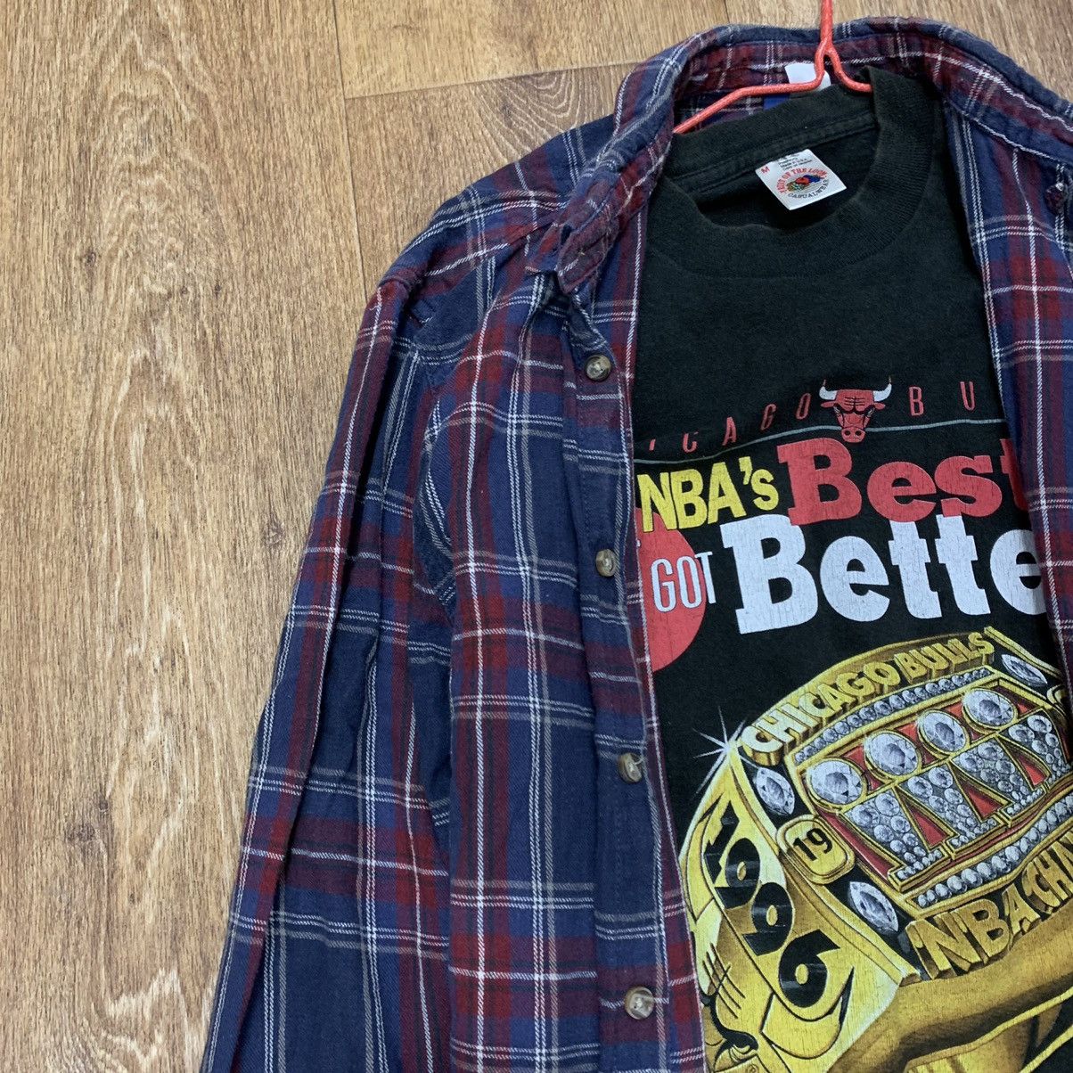 Vintage Vintage 90s Navy Plaid Flannel Shirt Y2K Streetwear Grunge M Size US M / EU 48-50 / 2 - 4 Thumbnail