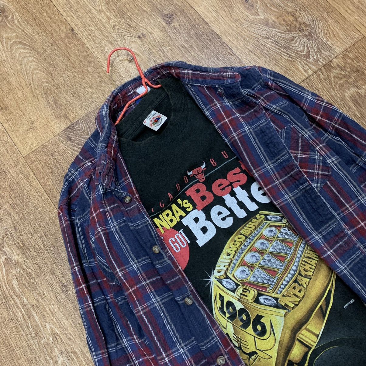 Vintage Vintage 90s Navy Plaid Flannel Shirt Y2K Streetwear Grunge M Size US M / EU 48-50 / 2 - 5 Thumbnail