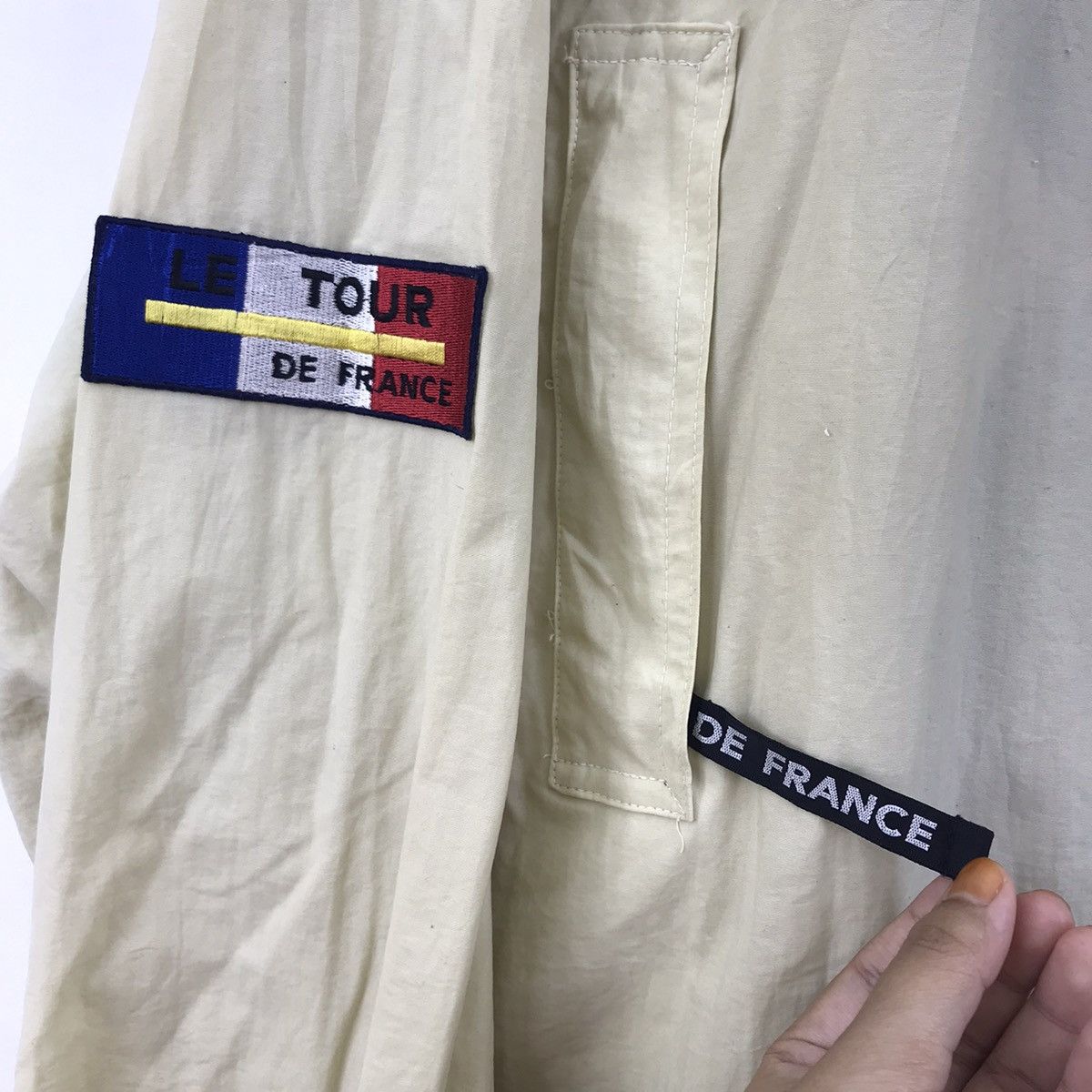 Vintage Vintage Le TOUR De FRANCE LTDF Bicycle Windbreaker Jacket Size US L / EU 52-54 / 3 - 3 Thumbnail
