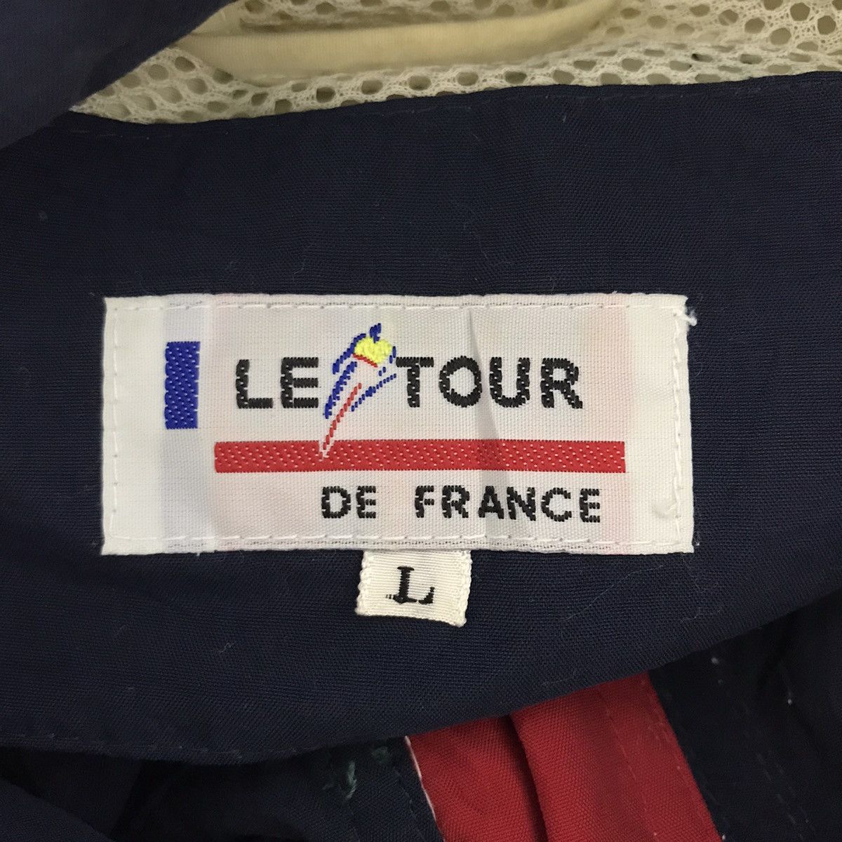 Vintage Vintage Le TOUR De FRANCE LTDF Bicycle Windbreaker Jacket Size US L / EU 52-54 / 3 - 6 Thumbnail
