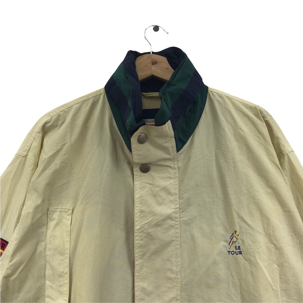 Vintage Vintage Le TOUR De FRANCE LTDF Bicycle Windbreaker Jacket Size US L / EU 52-54 / 3 - 2 Thumbnail