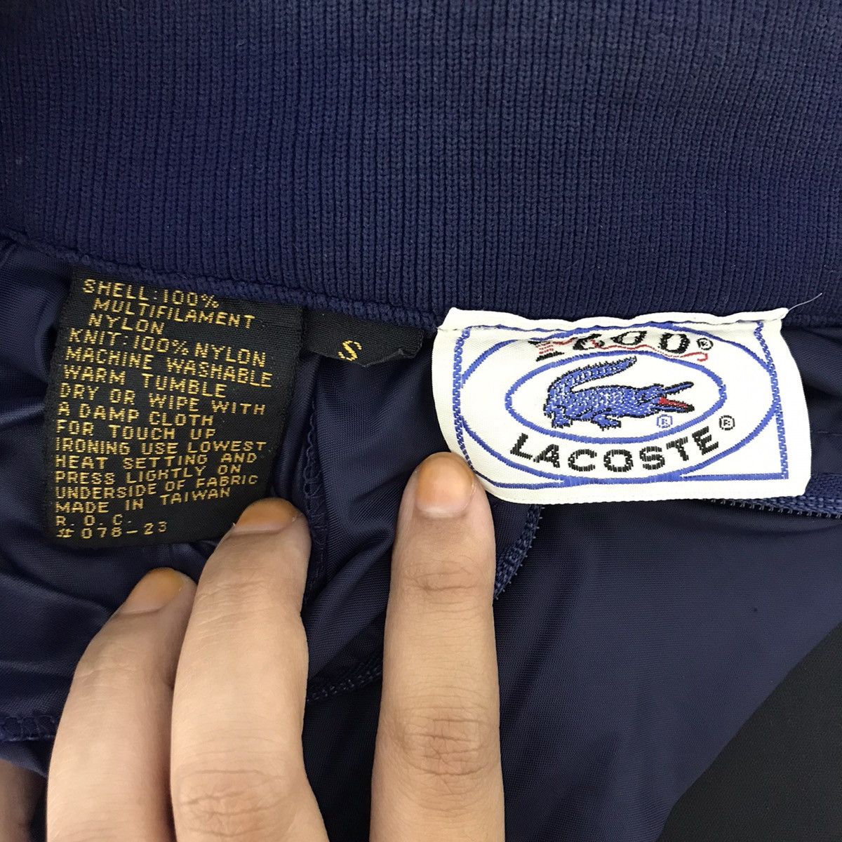 Lacoste Vintage LACOSTE IZOD Tennis Sport Full Zipper Blue Size US S / EU 44-46 / 1 - 4 Thumbnail