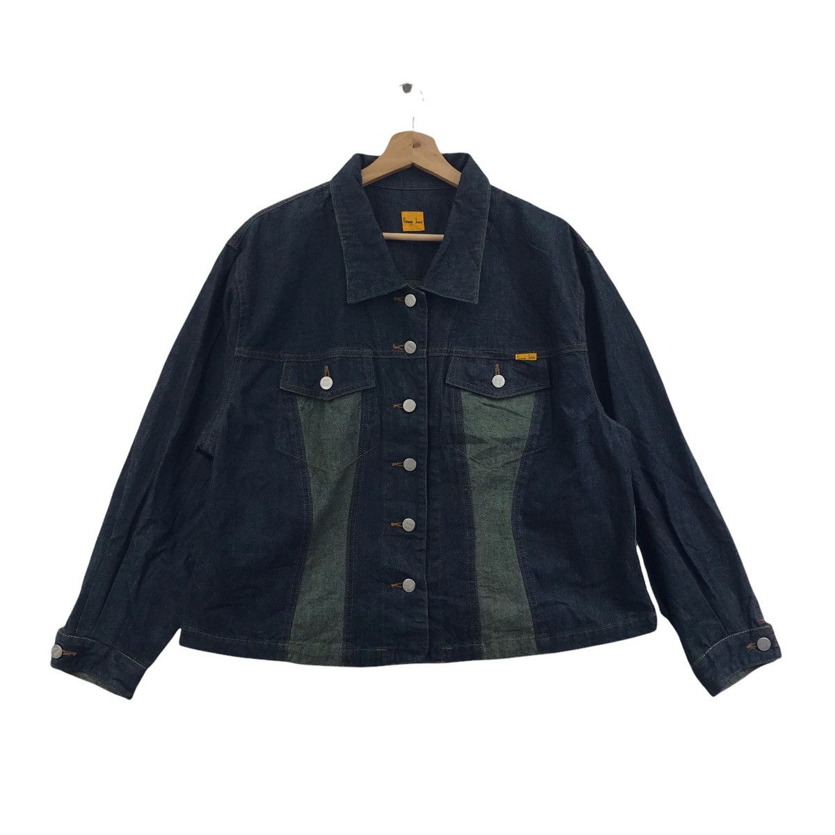 Japanese Brand ORANGE JUICE Japanese Brand Raglan Denim Jacket Motorcycle Size US L / EU 52-54 / 3 - 1 Thumbnail