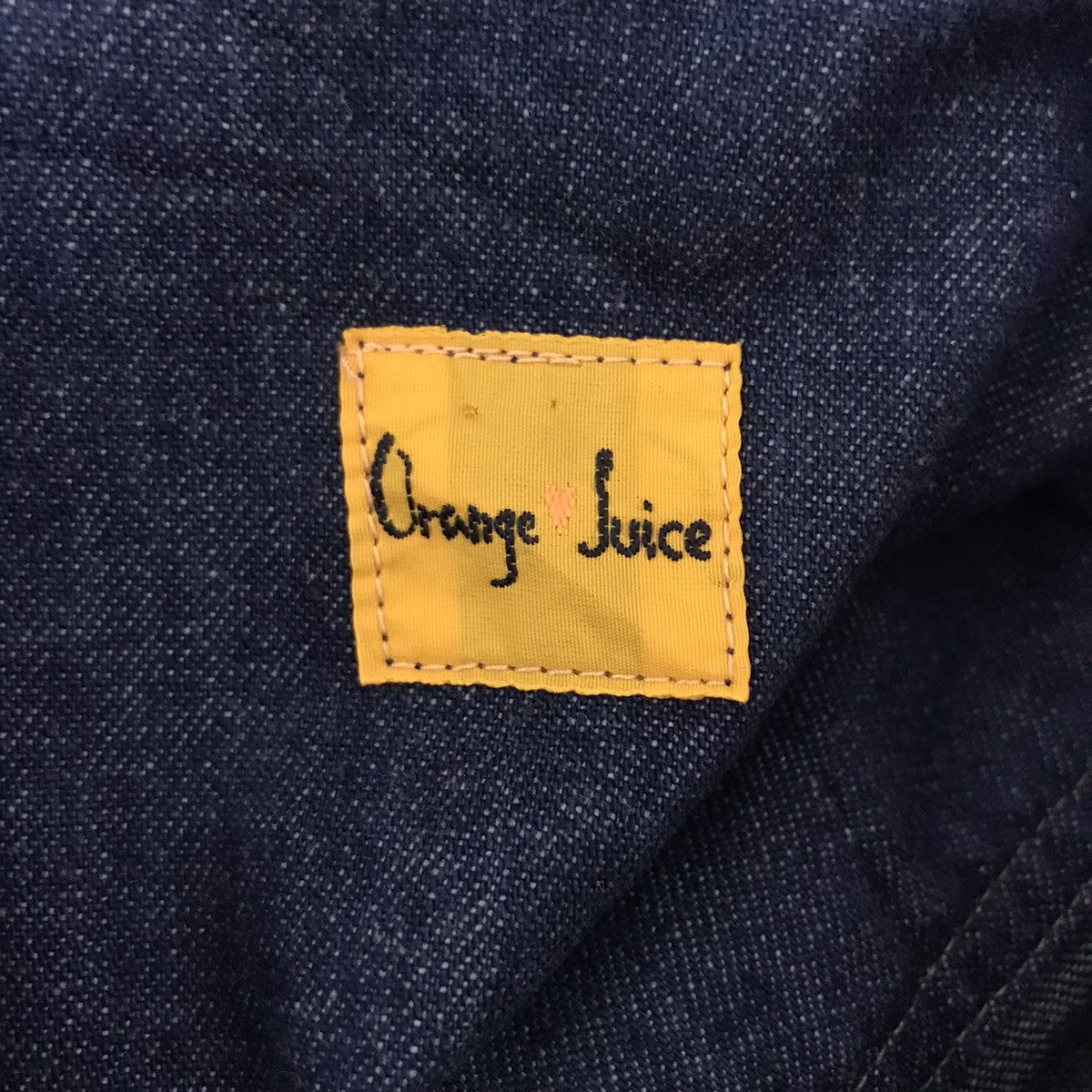Japanese Brand ORANGE JUICE Japanese Brand Raglan Denim Jacket Motorcycle Size US L / EU 52-54 / 3 - 4 Thumbnail