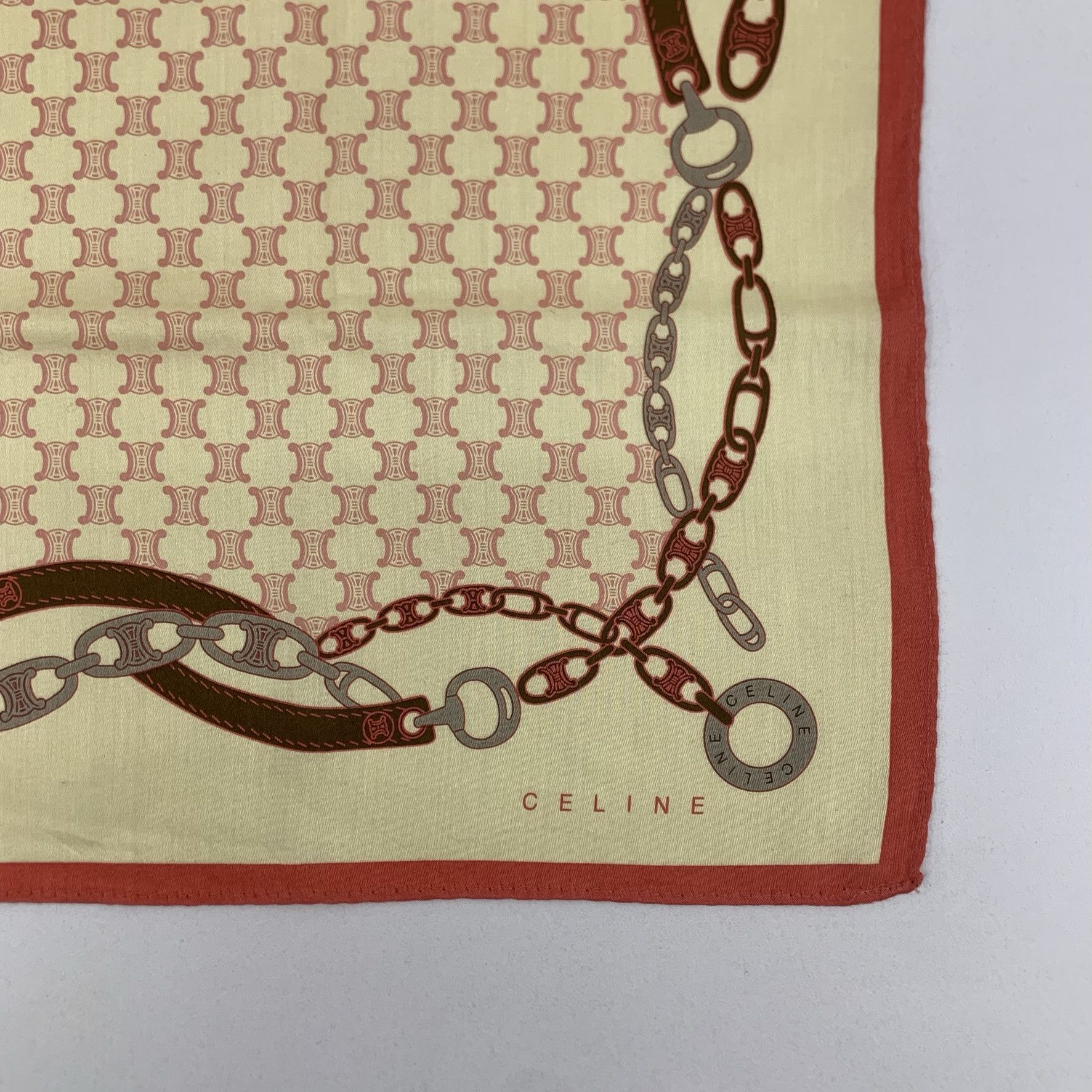 Celine Vintage Celine Headscarf Neckerchief Handkerchief-1037 Size ONE SIZE - 6 Thumbnail