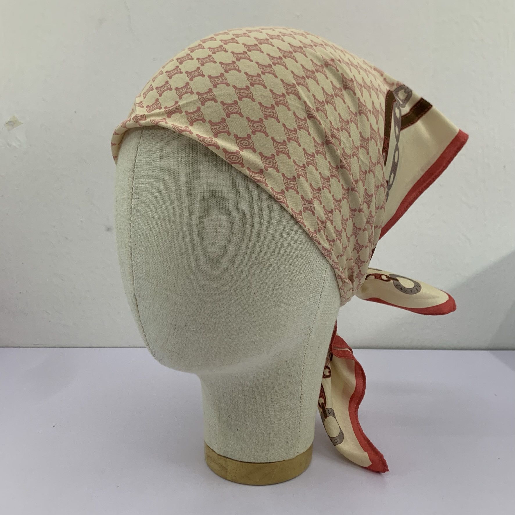 Celine Vintage Celine Headscarf Neckerchief Handkerchief-1037 Size ONE SIZE - 1 Thumbnail