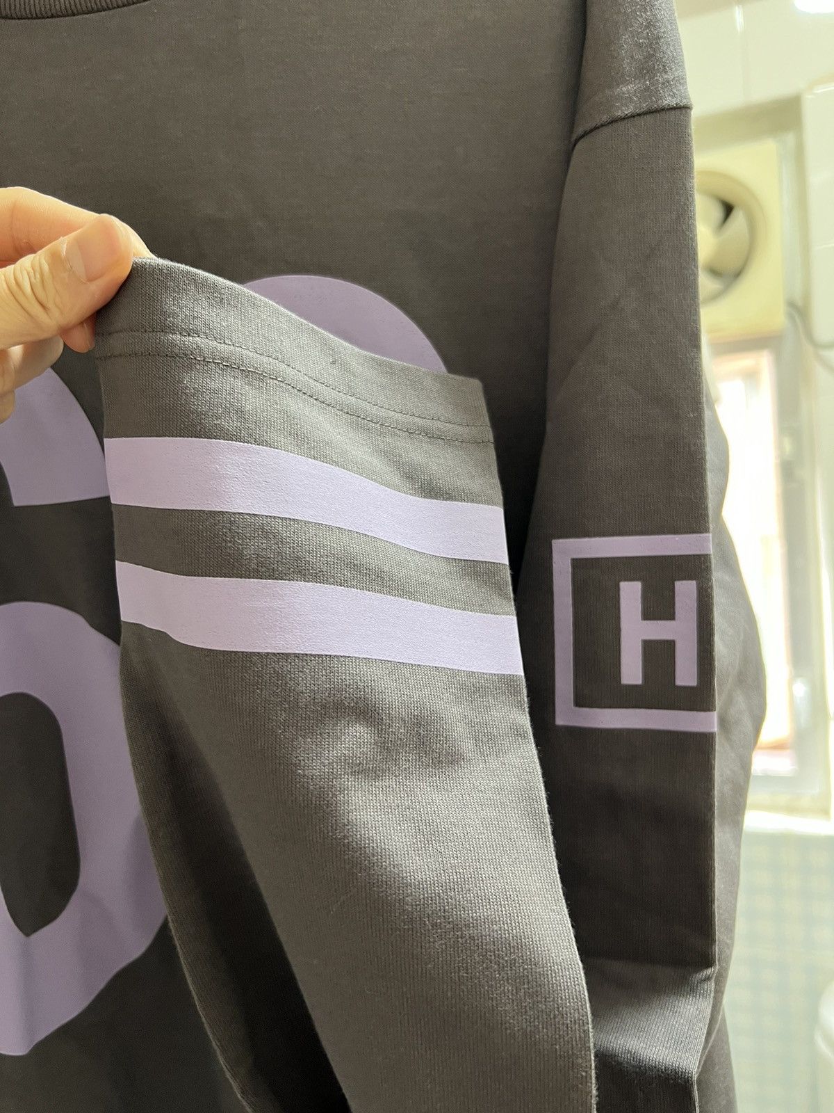 Hood By Air HBA Capsule Collection 69 BOX LOGO L/S T-SHIRT (CHARCOAL) Size US XL / EU 56 / 4 - 8 Thumbnail