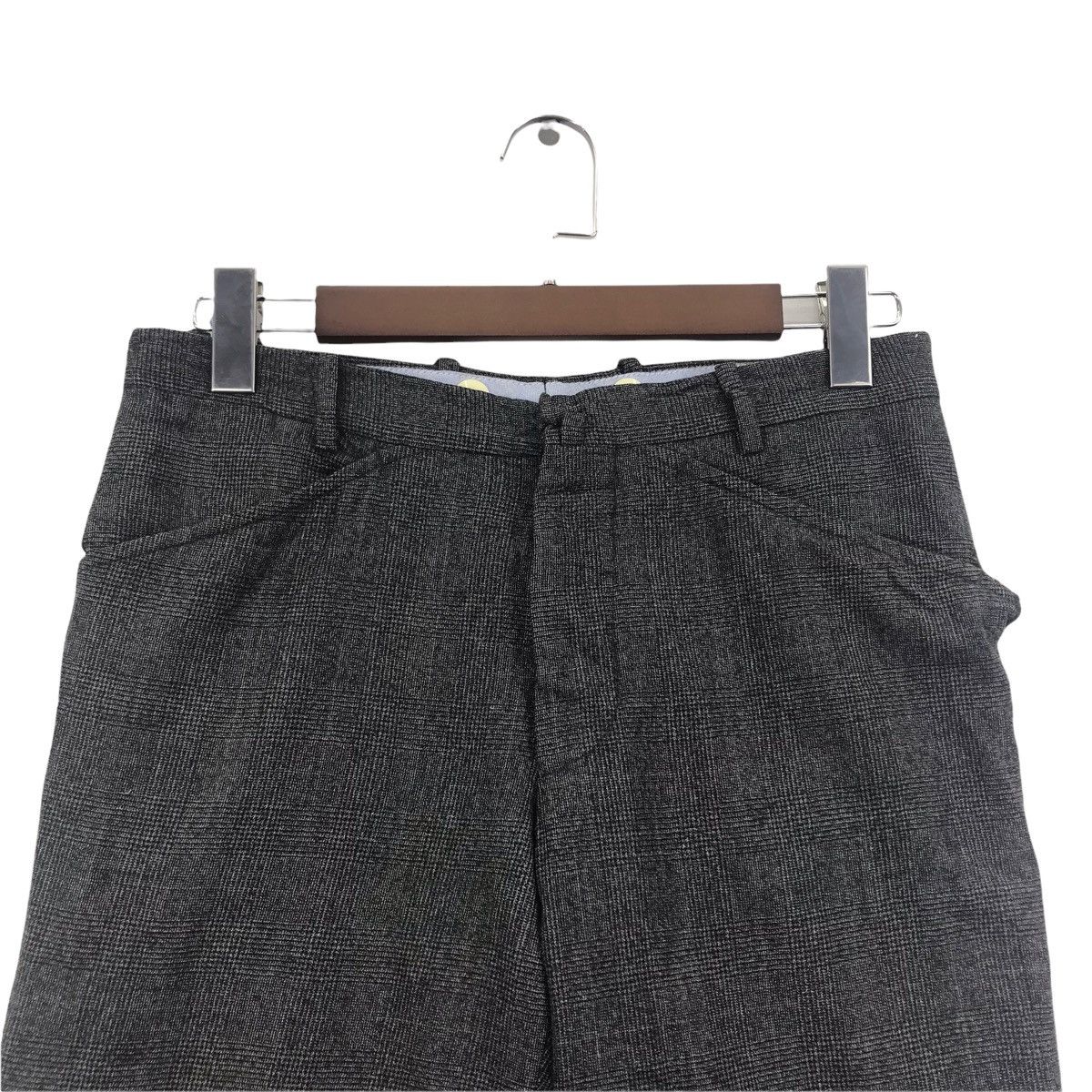 Vintage BERNARD ZINS Herringbone Tartan Check Wool Trousers Pant Size US 30 / EU 46 - 2 Thumbnail