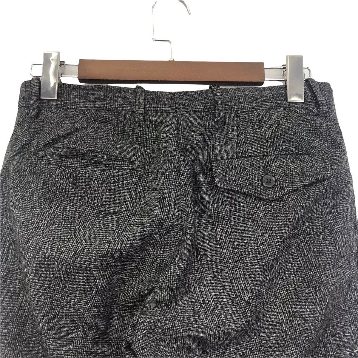 Vintage BERNARD ZINS Herringbone Tartan Check Wool Trousers Pant Size US 30 / EU 46 - 8 Thumbnail