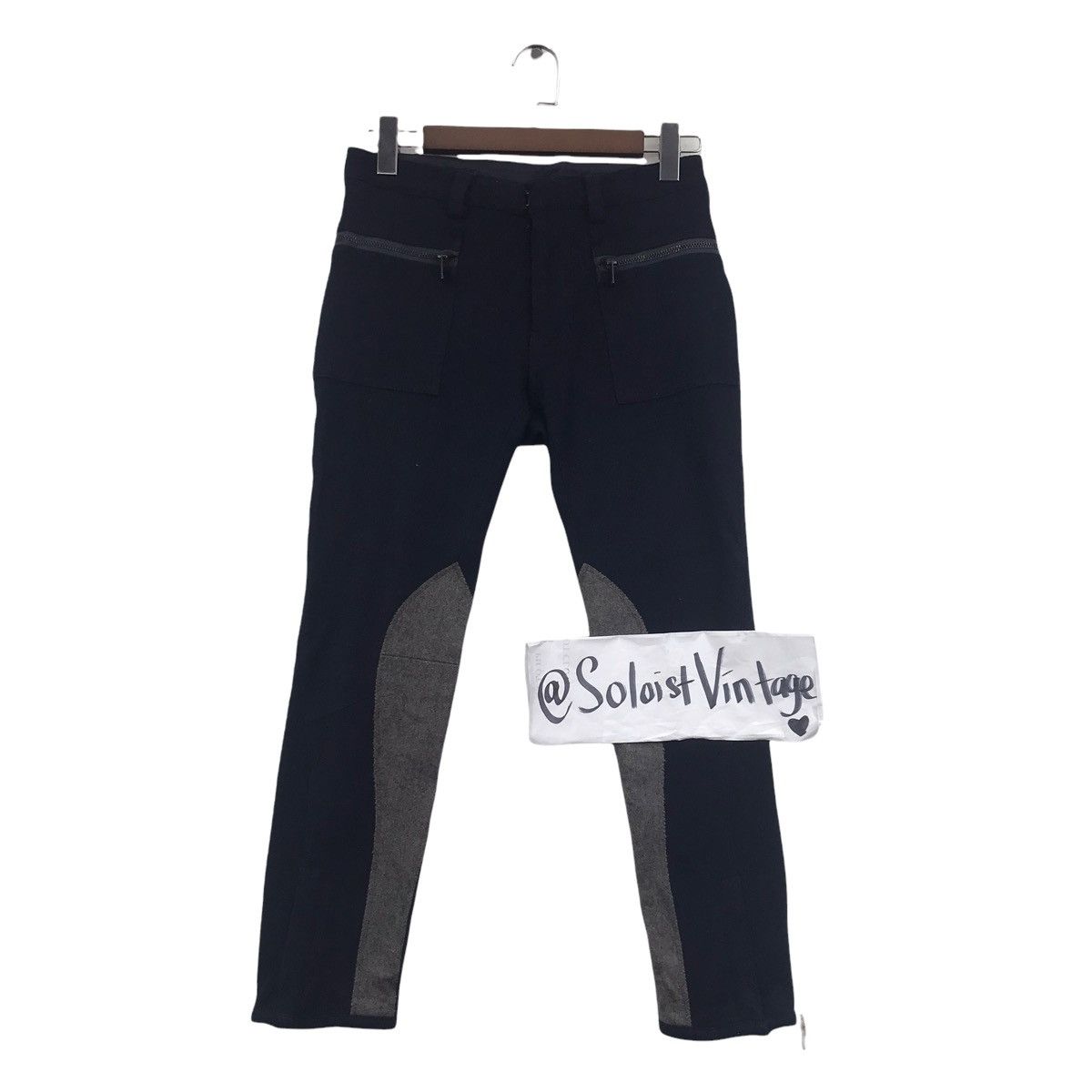 Japanese Brand 1CHILU Japanese Brand Wool Trousers Bush Pant Size US 29 - 1 Thumbnail