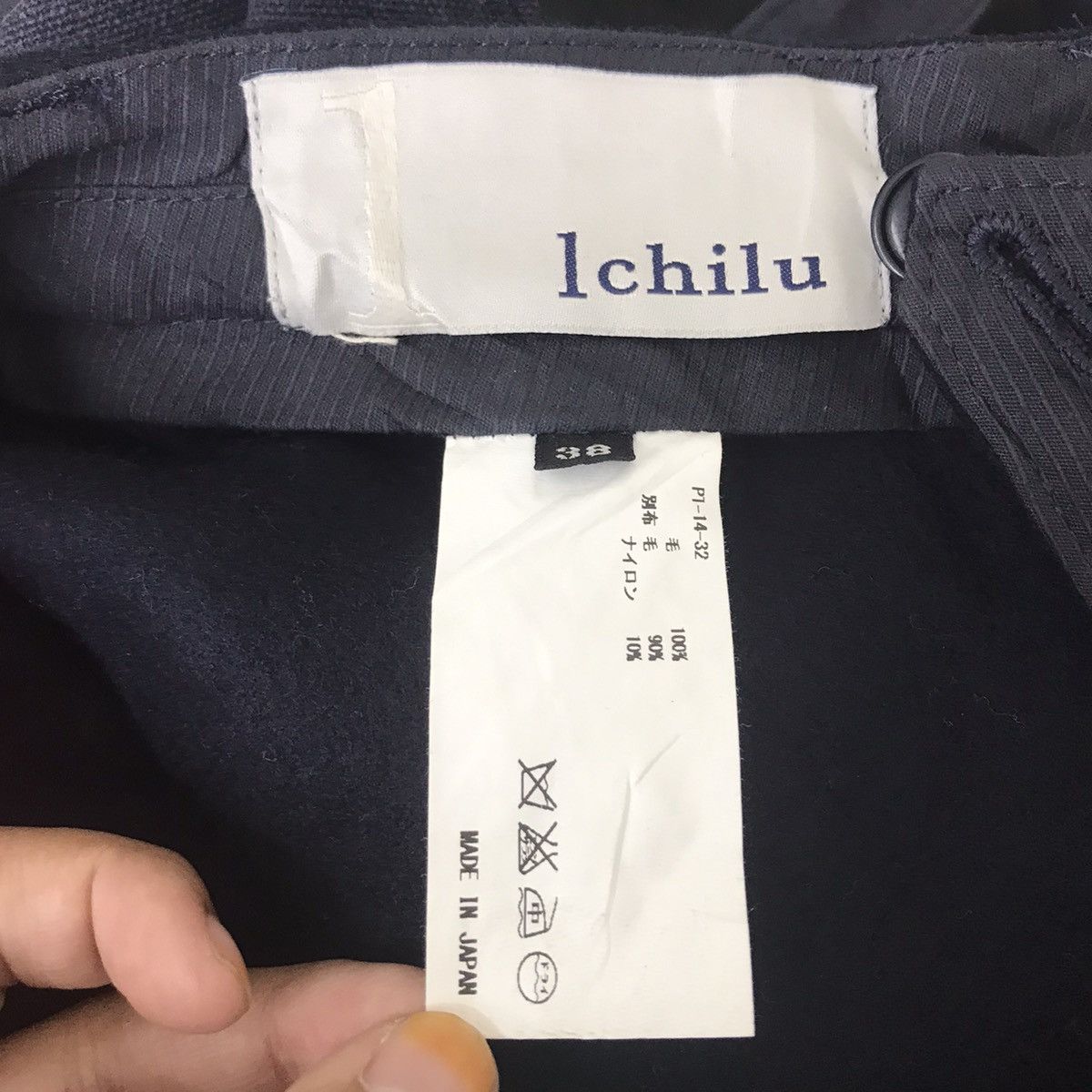 Japanese Brand 1CHILU Japanese Brand Wool Trousers Bush Pant Size US 29 - 4 Thumbnail