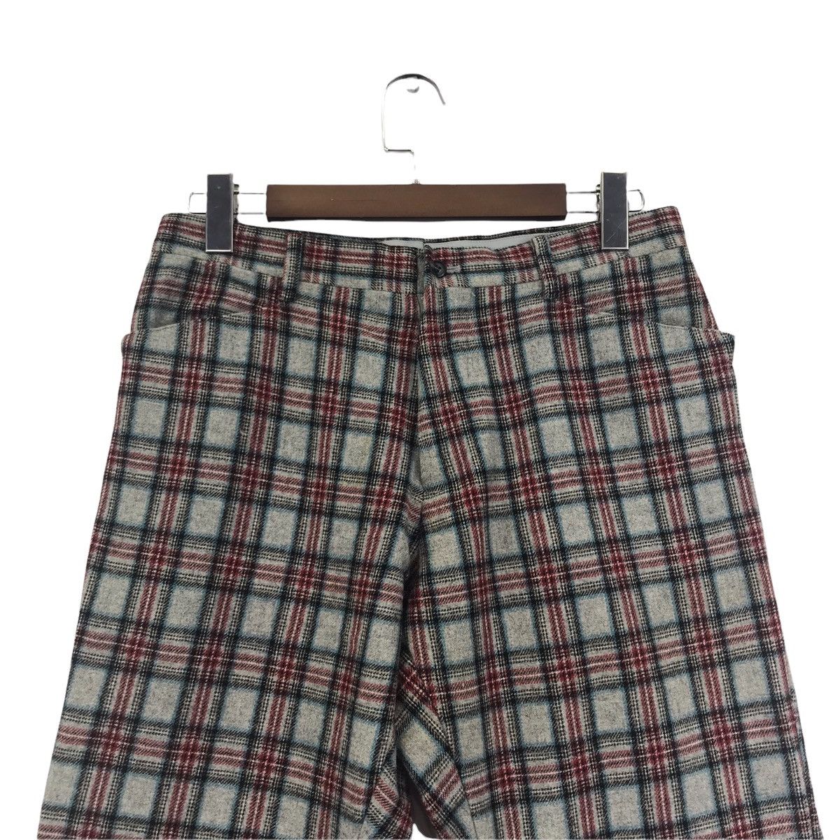 PPFM PPFM Check Tartan Japanese Brand Wool Trousers Pant Size US 30 / EU 46 - 2 Thumbnail