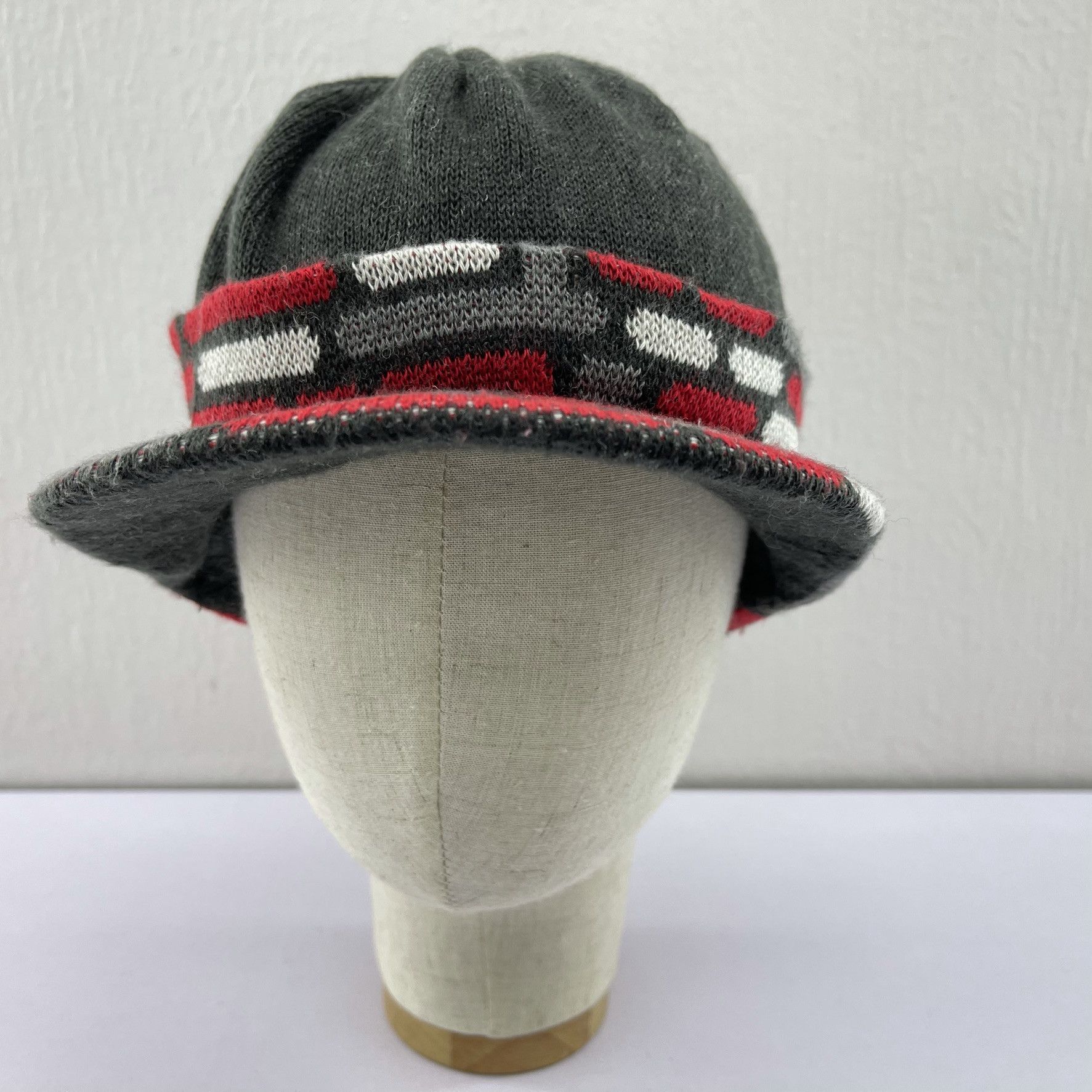 Japanese Brand Three Weather Multicolor Knit Cap Hats Made In Japan-BH2047 Size ONE SIZE - 5 Thumbnail