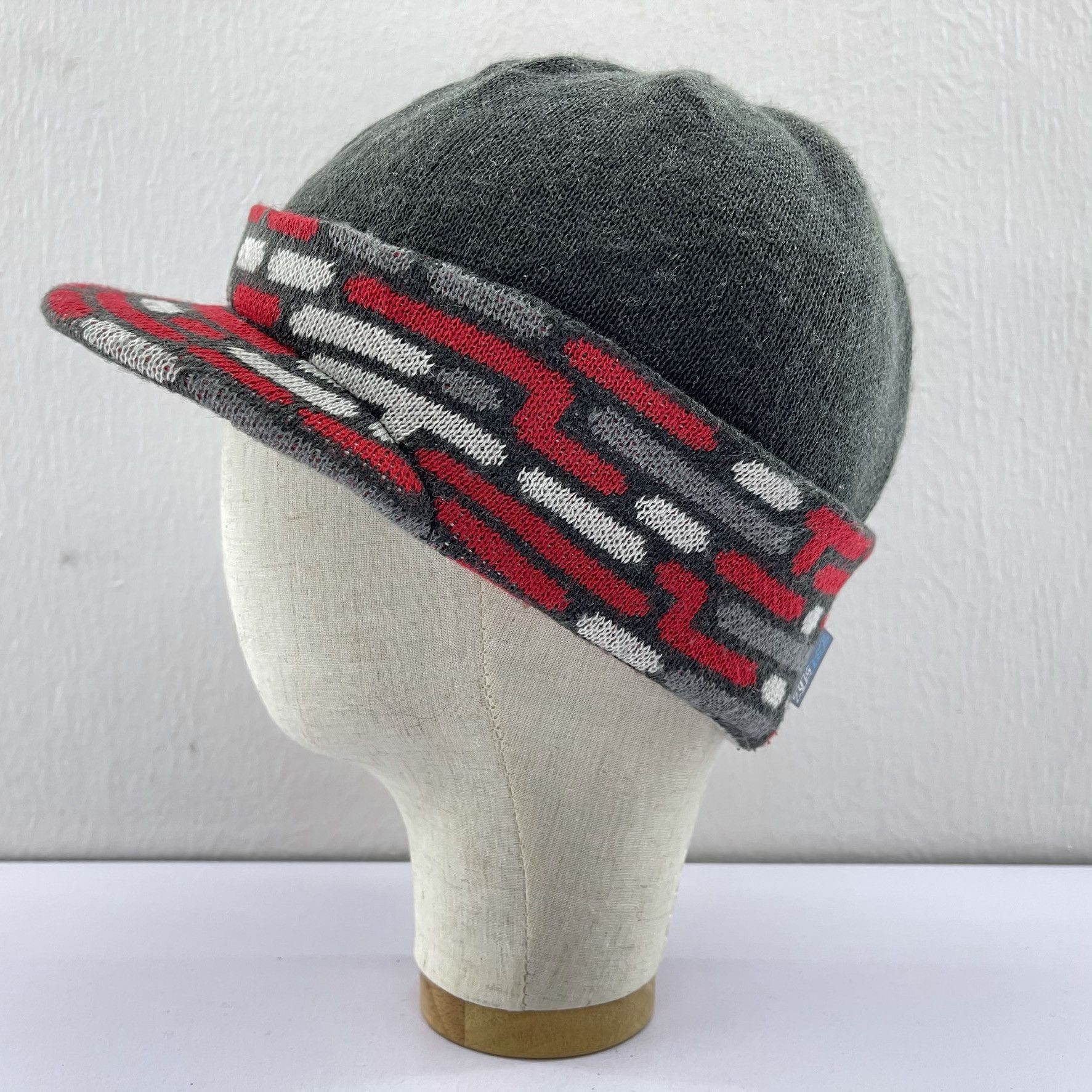 Japanese Brand Three Weather Multicolor Knit Cap Hats Made In Japan-BH2047 Size ONE SIZE - 2 Thumbnail