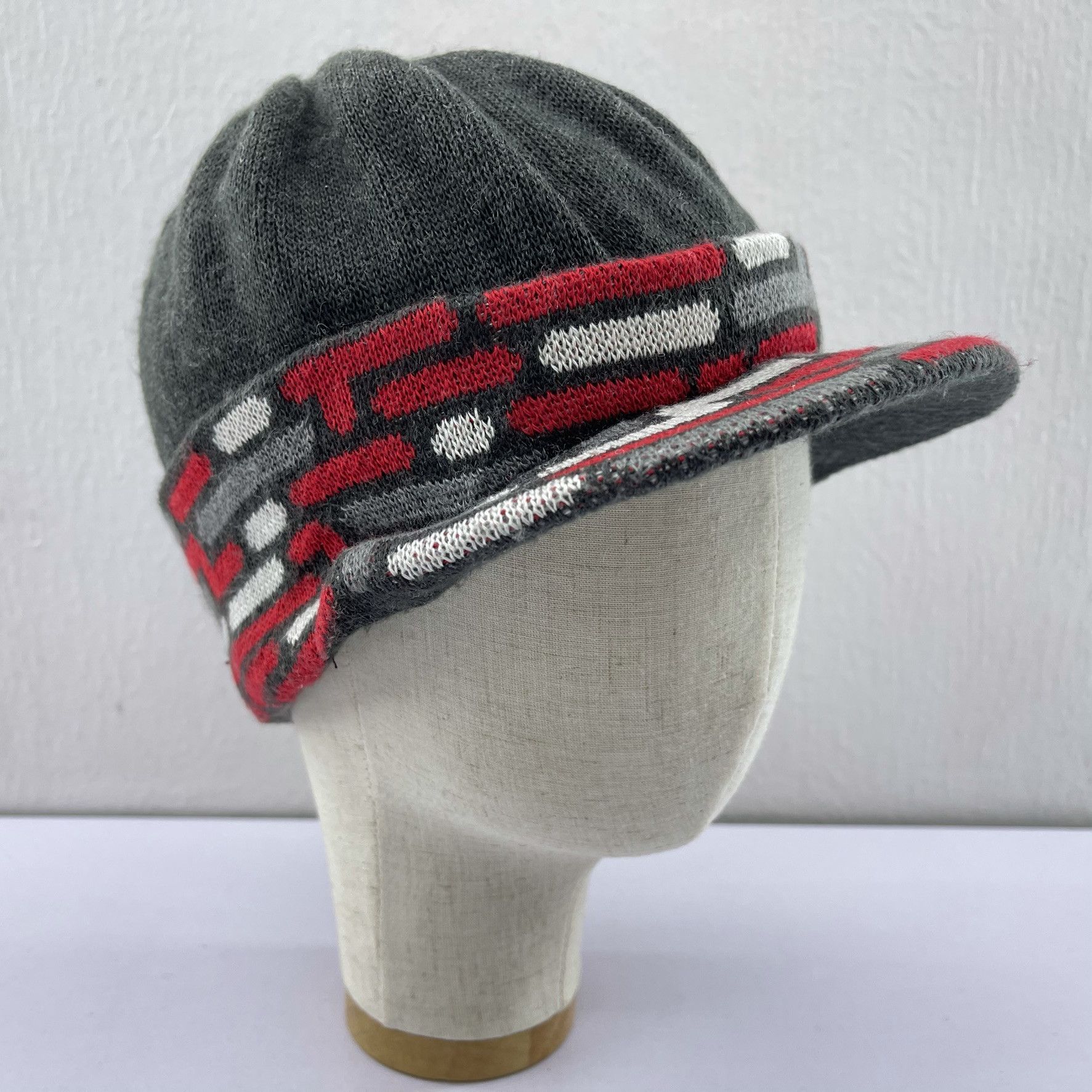 Japanese Brand Three Weather Multicolor Knit Cap Hats Made In Japan-BH2047 Size ONE SIZE - 3 Thumbnail