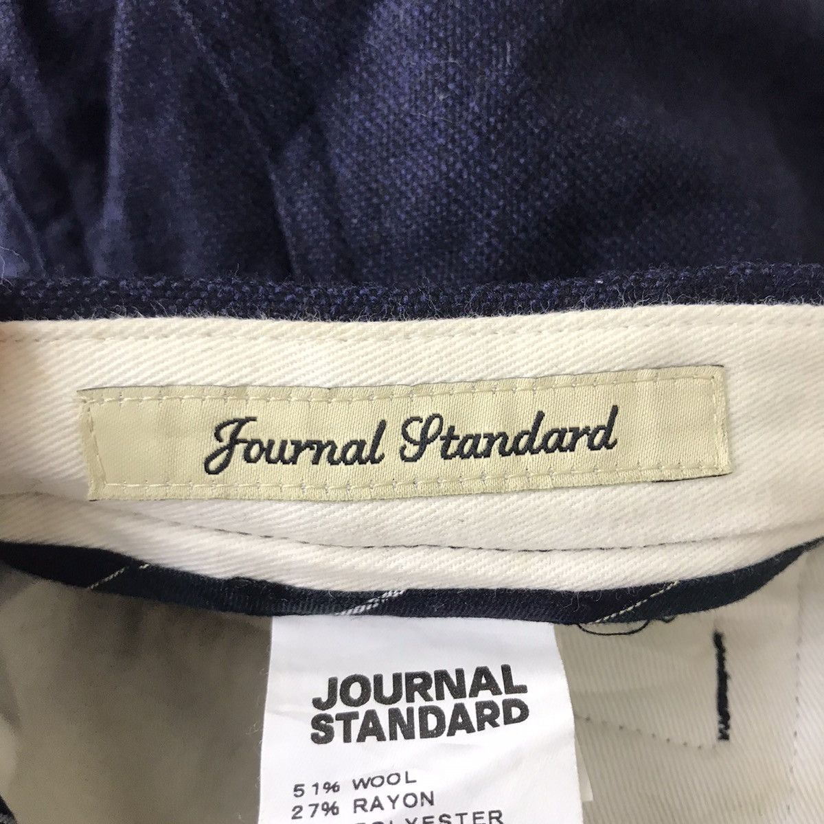 Journal Standard JOURNAL STANDARD Japanese Brand Wool Trousers Pant Size US 33 - 4 Thumbnail