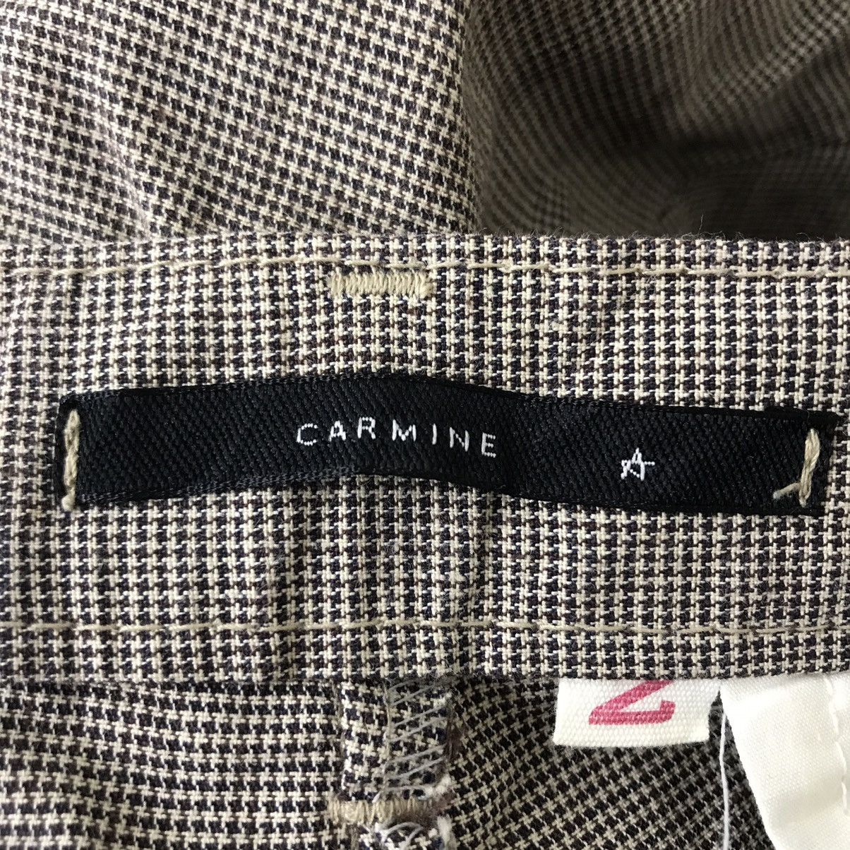Japanese Brand CARMINE Check Japanese Brand Wool Trousers Pant Size US 32 / EU 48 - 3 Thumbnail