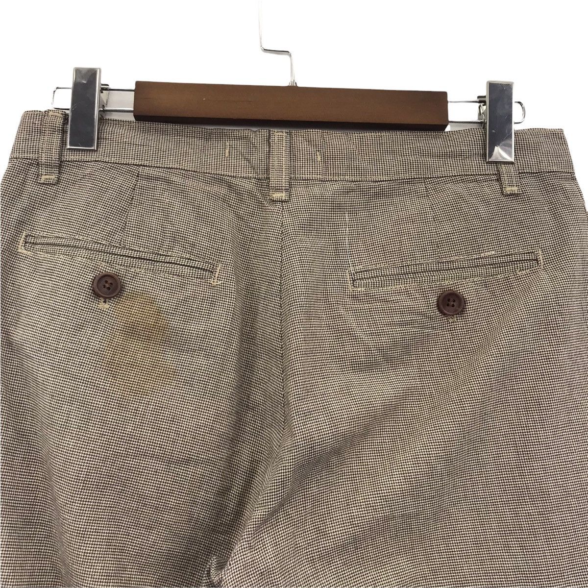 Japanese Brand CARMINE Check Japanese Brand Wool Trousers Pant Size US 32 / EU 48 - 5 Thumbnail