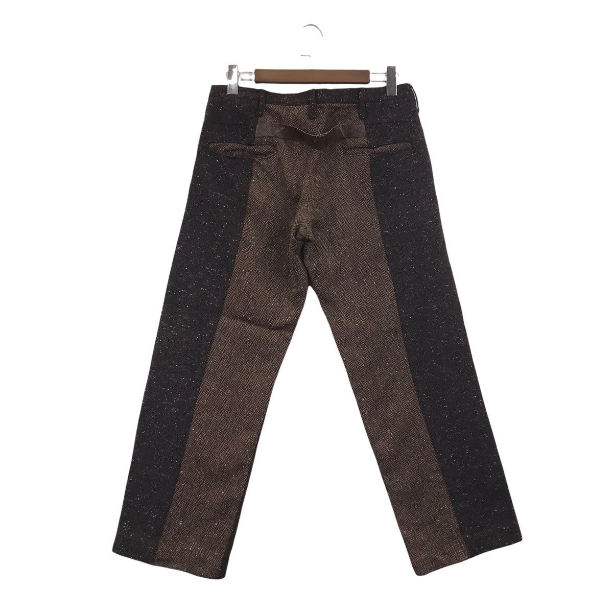 Japanese Brand GF Japan Japanese Brand Leather Strap Trousers Pant Two Tone Size US 32 / EU 48 - 1 Thumbnail