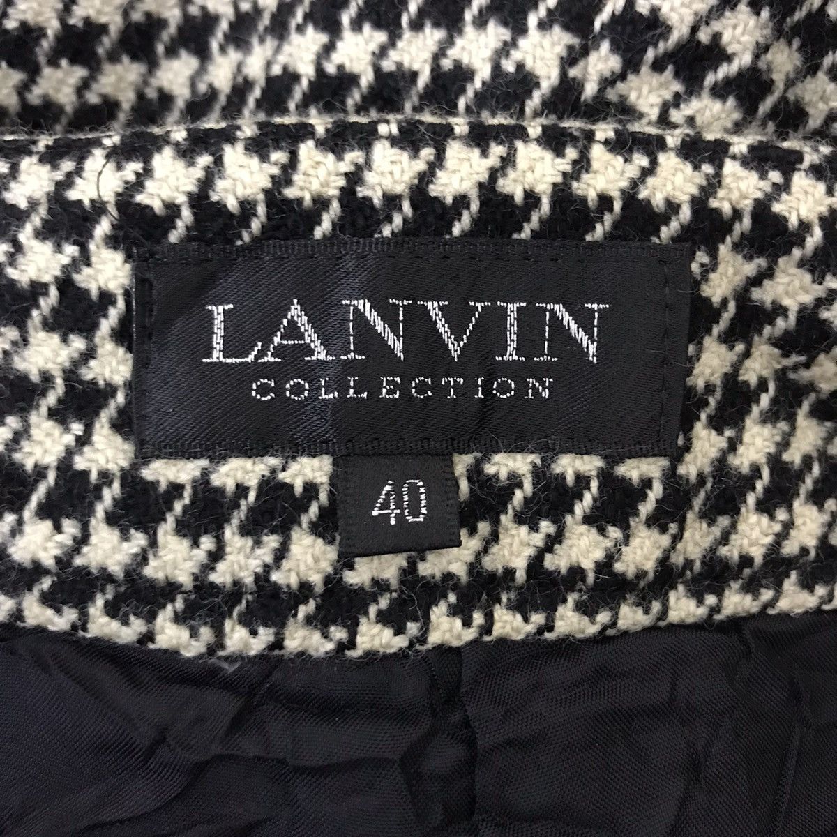 Lanvin LANVIN HOUNDSTOOTH PARIS Designer Boot Cut WoolTrousers Pant Size US 28 / EU 44 - 3 Thumbnail