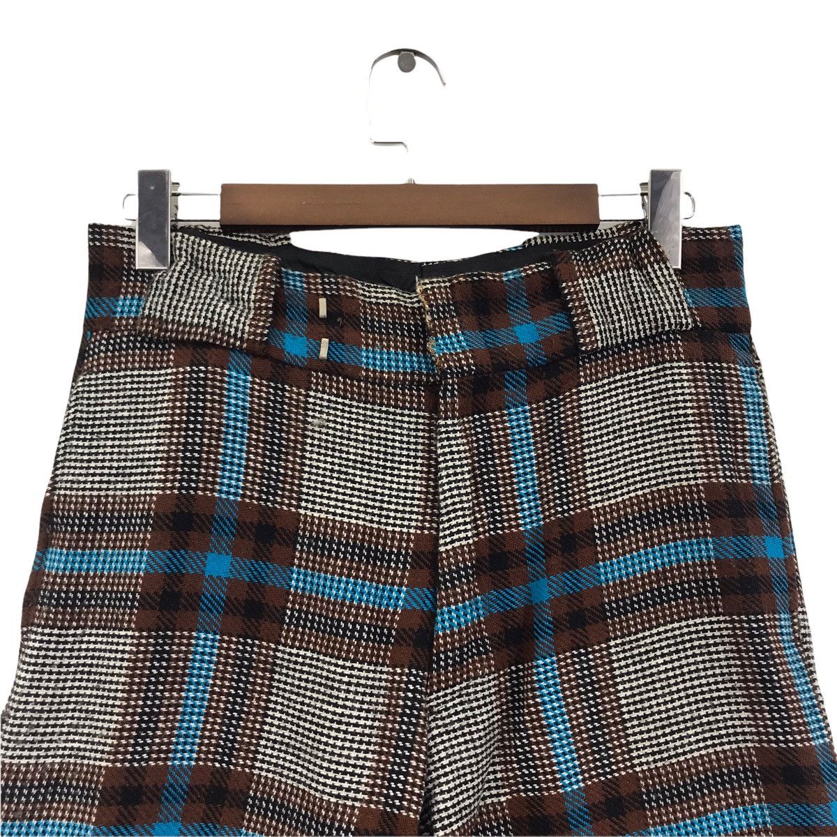 Vintage NINTH STREET CAST Ltd The Beatles Check Tartan Trousers Pant Size US 31 - 2 Thumbnail