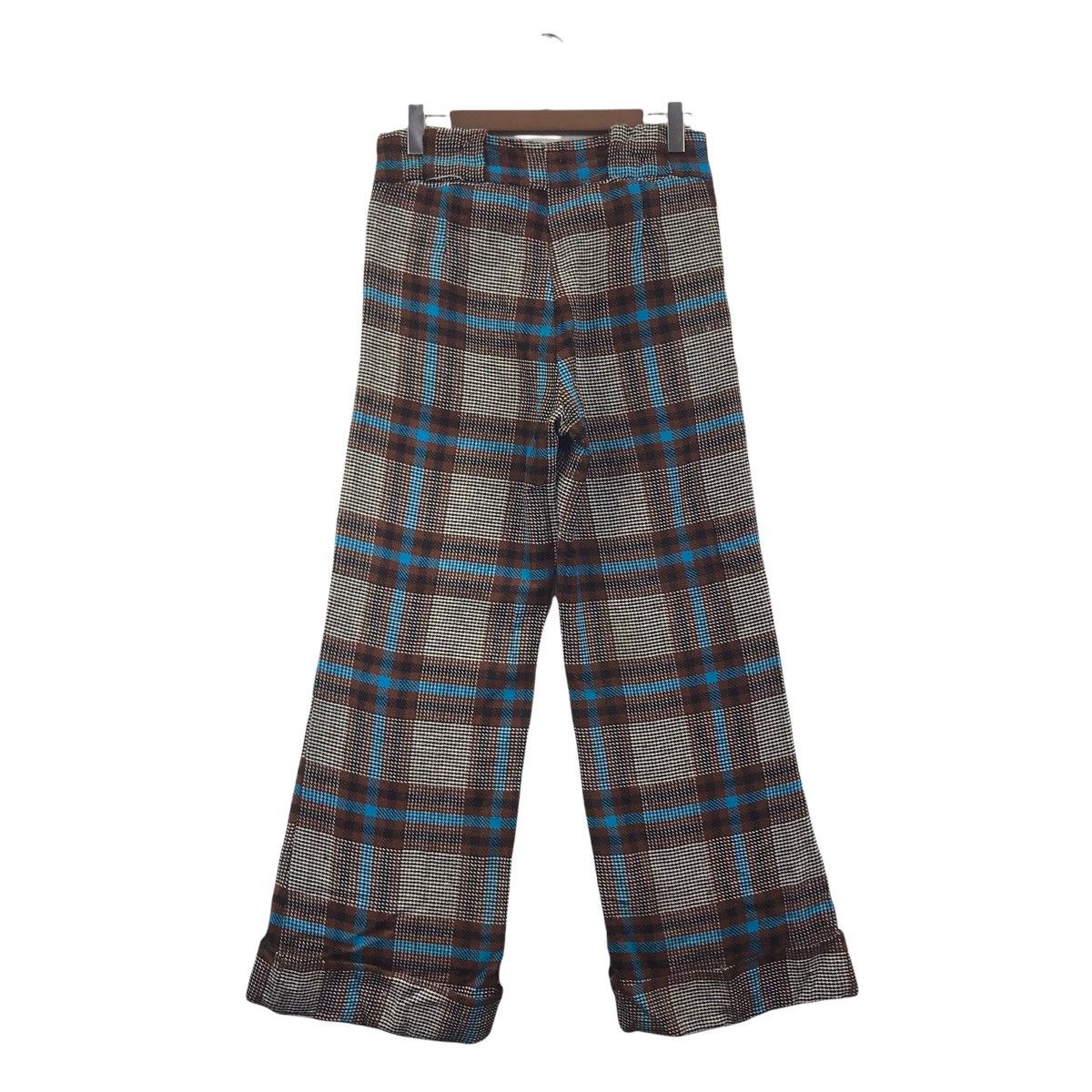 Vintage NINTH STREET CAST Ltd The Beatles Check Tartan Trousers Pant Size US 31 - 6 Thumbnail