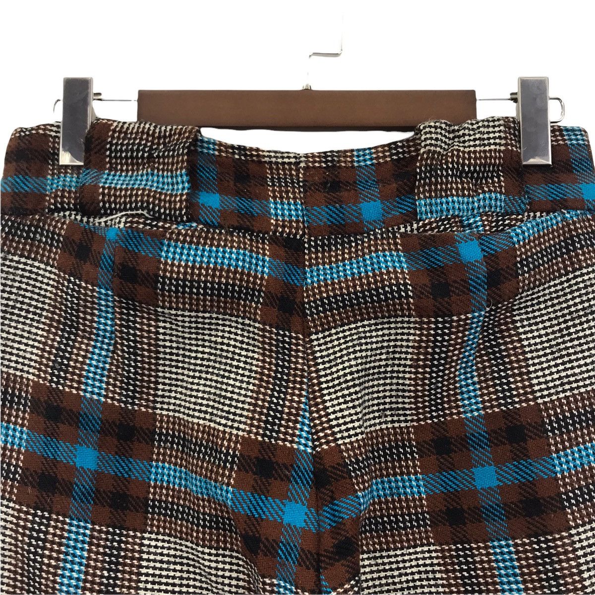 Vintage NINTH STREET CAST Ltd The Beatles Check Tartan Trousers Pant Size US 31 - 7 Thumbnail